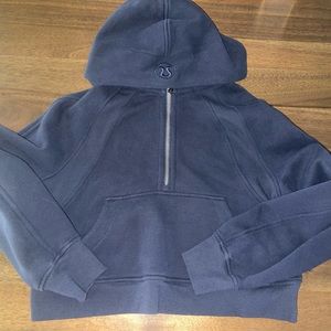 Lululemon Suba oversized half zip xs/s true navy